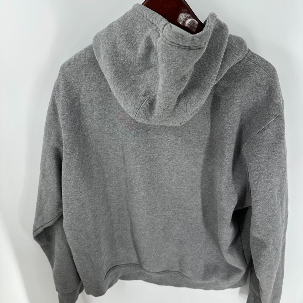 CAT Kangaroo Pocket Long Sleeve Spellout Pullover Hoodie Heather Gray Size XL - Picture 9 of 9